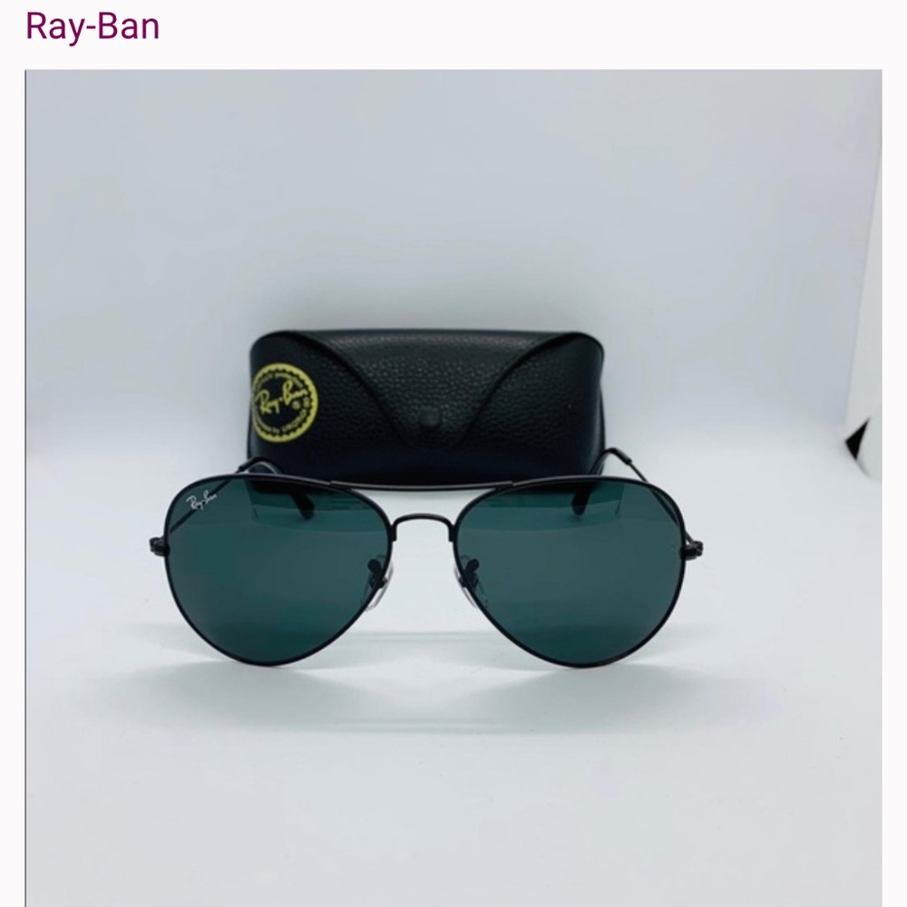 Ray ban aviator black frame